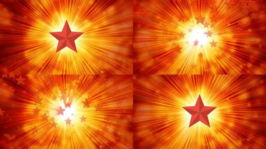 红星闪闪舞台背景_1920x1080_高清视频素材下载(编号:5791128)_舞台