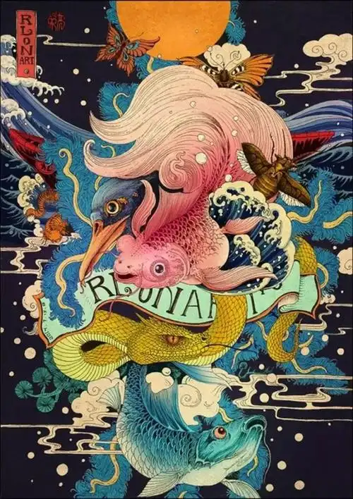 原创插画作品艺术构图思路