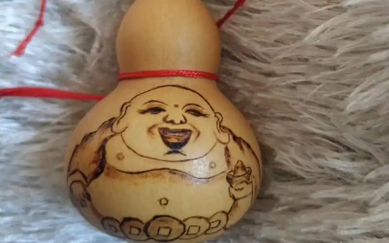 活动  葫芦烙画弥勒佛,笑口常开好运来!