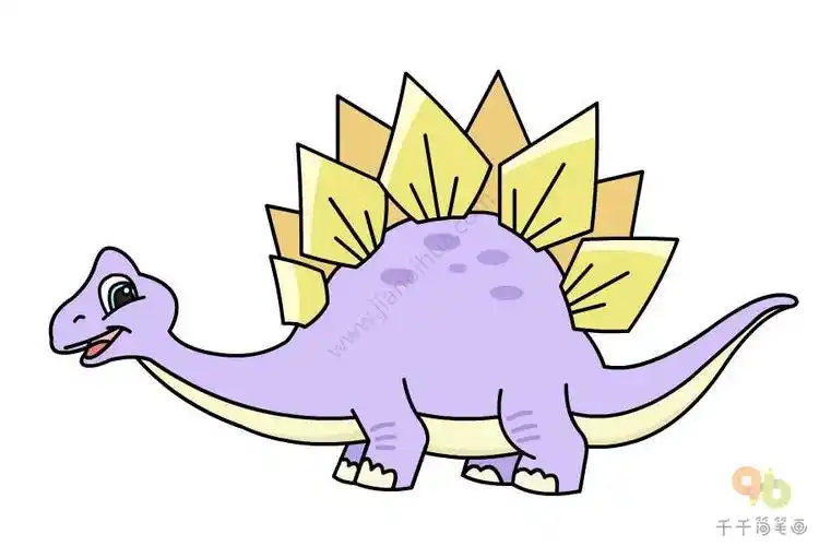 教你画剑龙简笔画