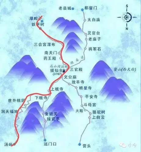 我们的登山线路