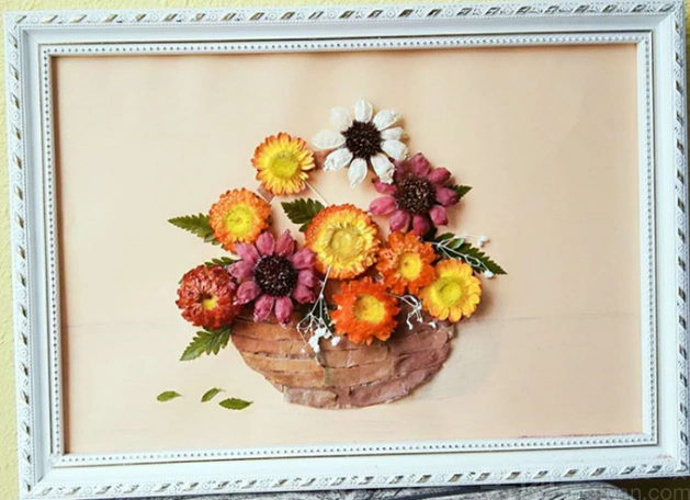 美团【创境花间】创境花间唯美干花贴画沙龙 社区文化手工制作