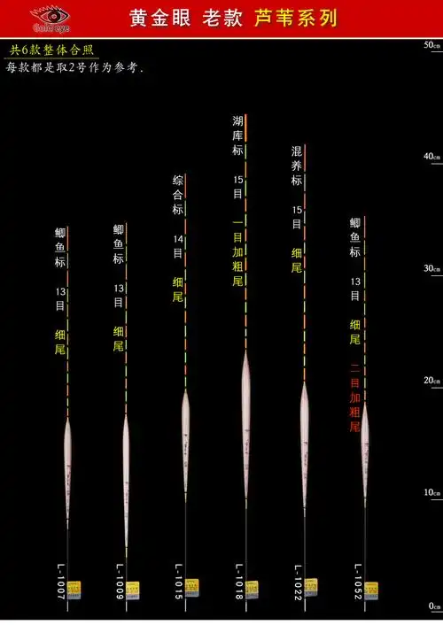 黄金眼旗舰店 黄金眼正品芦苇浮漂1009高灵敏鲫鱼漂混养漂粗尾漂