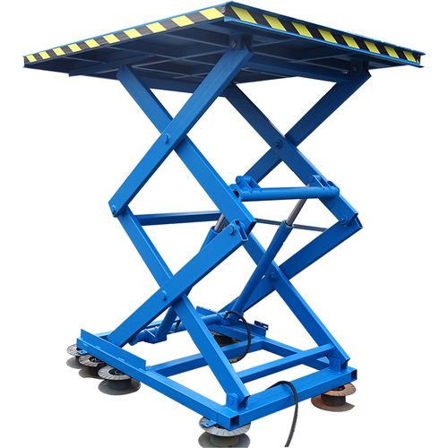 电动液压升降平台小型家用简易舞台遥控固定移动式剪叉货梯升降机