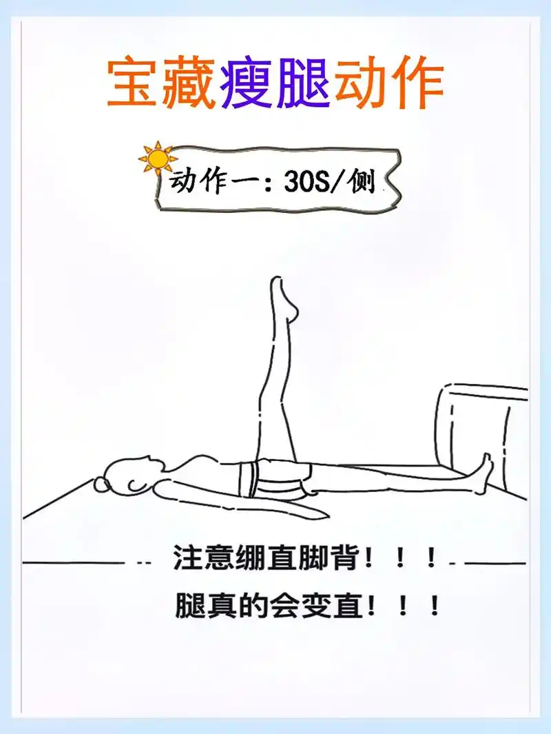 宝藏瘦腿动作来啦!5个动作瘦大腿,改善腿型!码住啊集美们!一 - 抖音