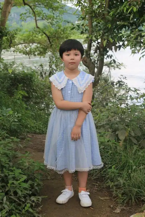 我家的小美女六岁了