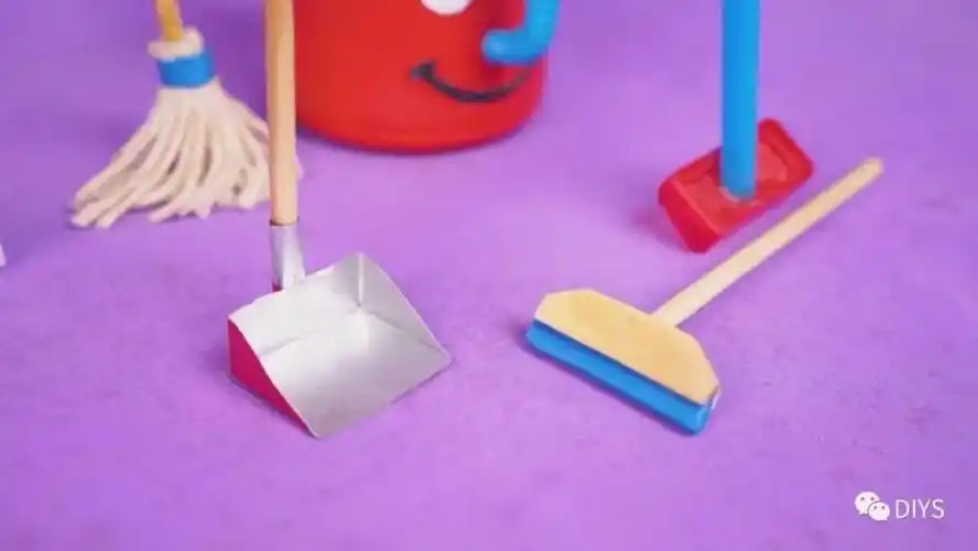 手工制作可爱的迷你清洁工具模型