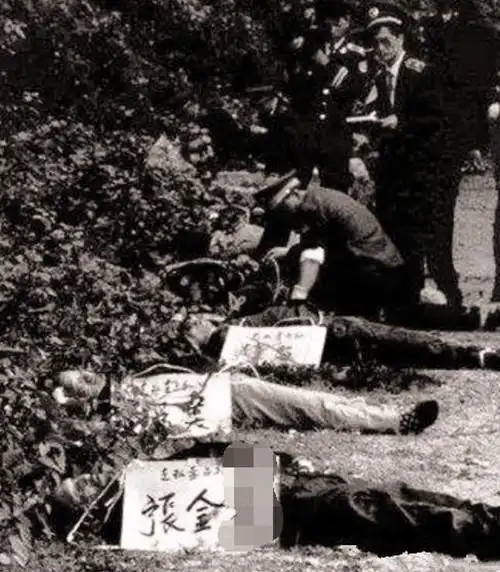 老照片:民国的女子五官十分精致,犯人恐慌的表情,让人很同情