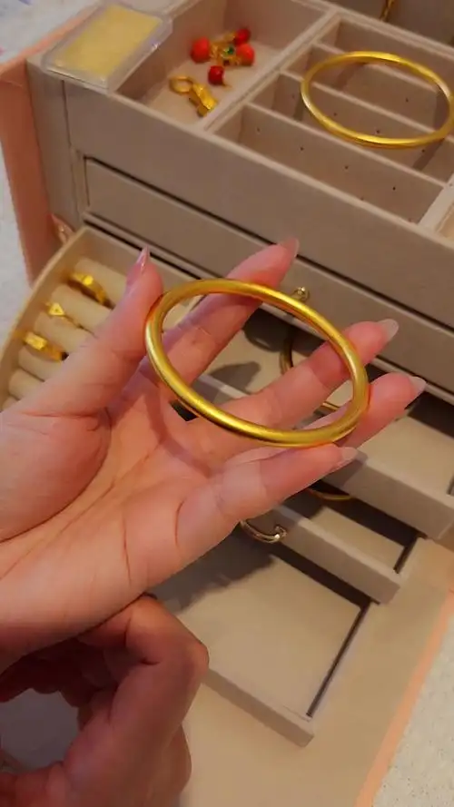 40克的古法传承金手镯克价396超级划算