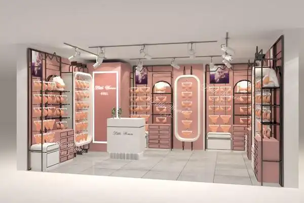 最吸引女性的内衣店装修效果图