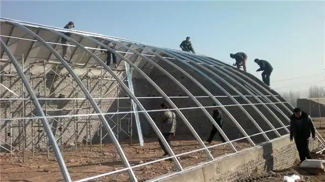 温室大棚施工搭建大棚物资建设材料厂家河南富农