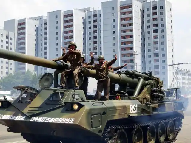 因为朝鲜的威胁主要是上万门的火炮,其中对首尔有威胁的是谷山大炮和