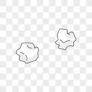 白t涂鸦素材纸团素材