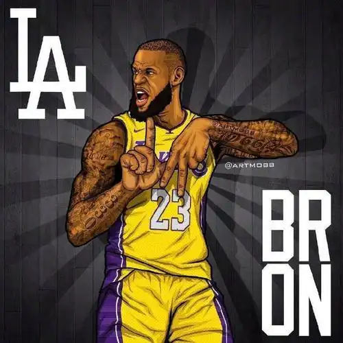 湖人詹姆斯头像