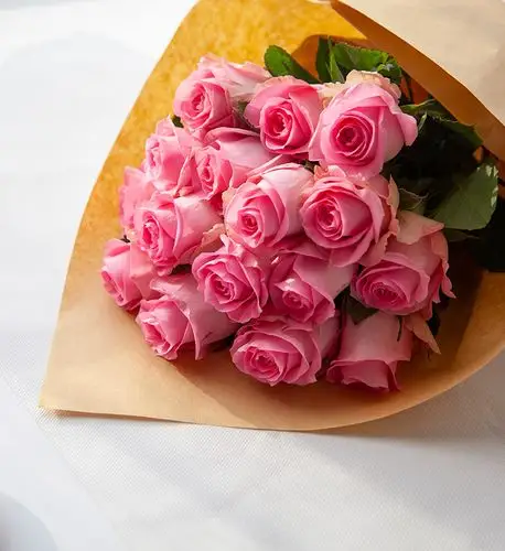 单枝-苏醒粉玫瑰