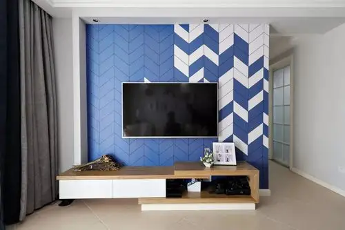 电视背景墙颜色搭配