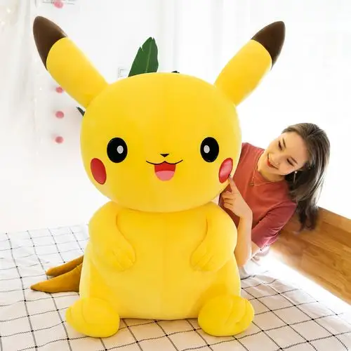 毛绒玩具皮卡丘公仔布娃娃大号玩偶床上睡觉抱枕儿童生日礼物女孩