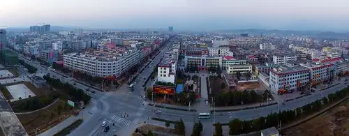 山城鸟瞰-"走进南召"全国摄影大赛-光影中国网-36.01ny.