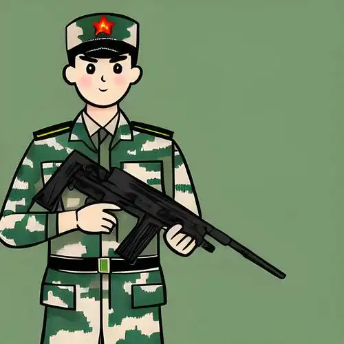 解放军陆军简笔画