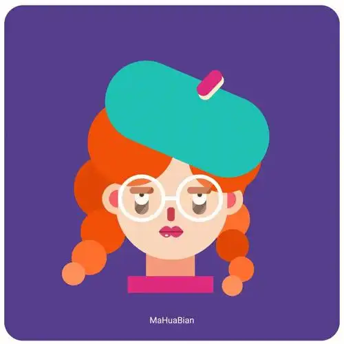 78头像插画扁平化风格