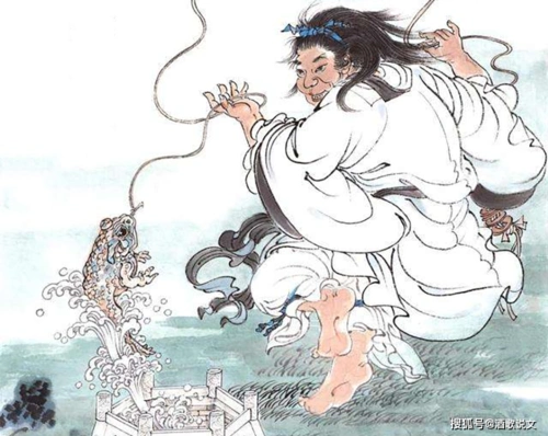 刘海戏金蟾,步步钓金钱