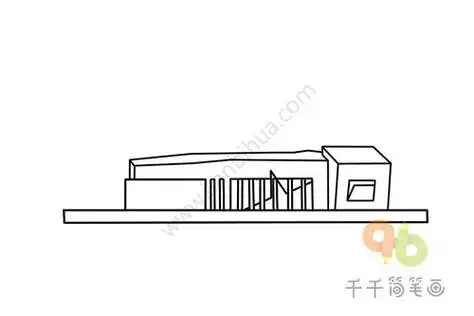 博物馆简笔画博物馆简笔画图片大全