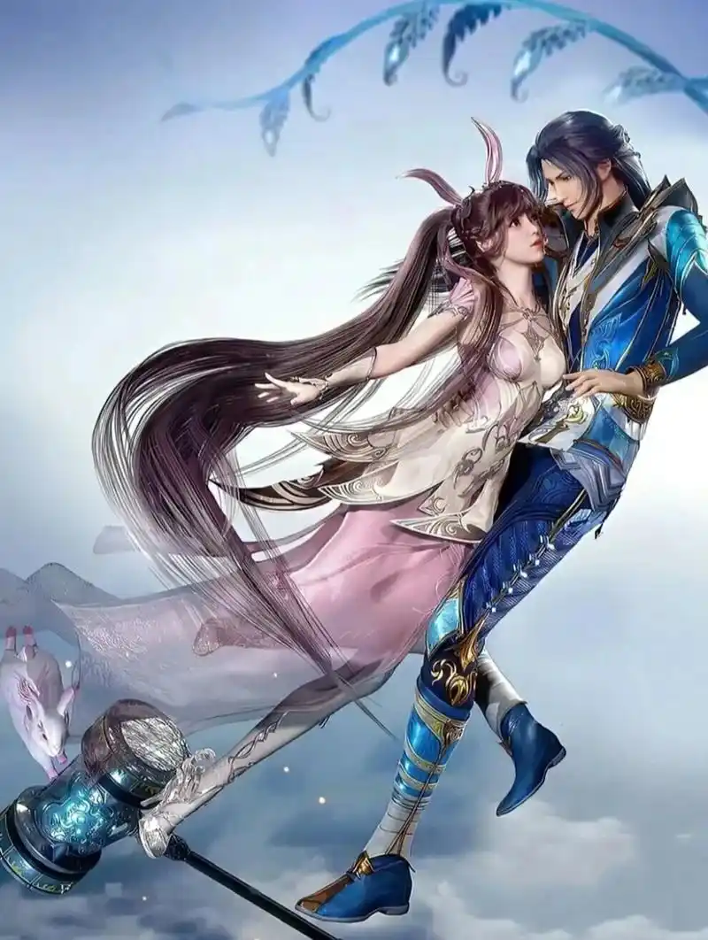 唐三小舞的照片 帅气~唐三 美丽~小舞