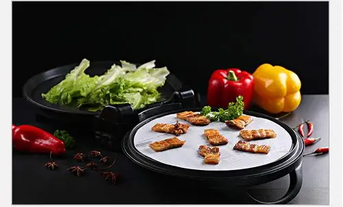 尤克达帝 烧烤纸烤肉纸烤箱电烧烤炉纸烘焙纸厨房专用烤纸吸油纸圆形