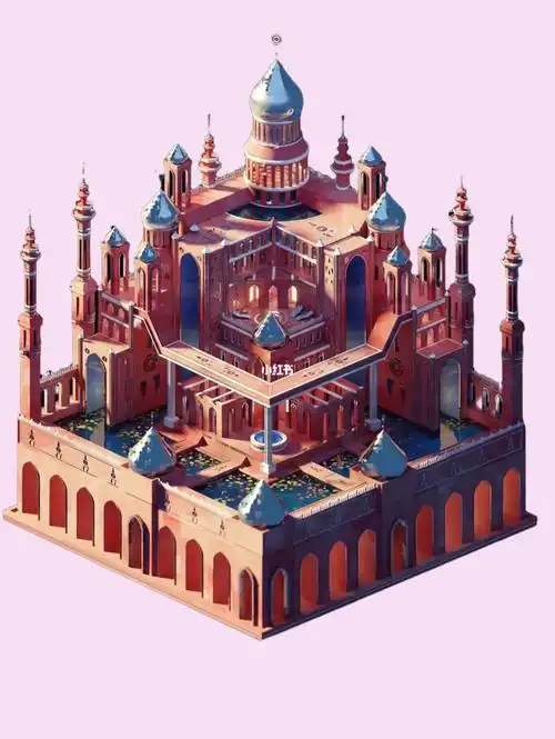 【3dmax】粉红色的城堡,谁不爱呢95