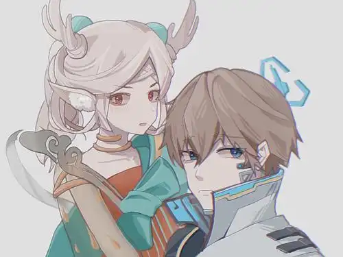 昨天画的瑶和李白 ( 61085167.