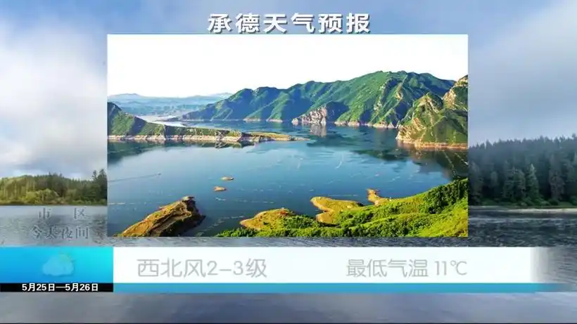 承德天气预报  明天多云转晴