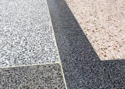 现浇水磨石地面施工制作水磨石公司水磨石