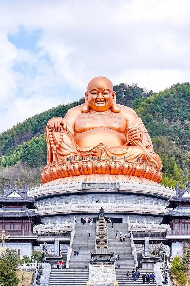 低调的5a级景区,亚洲蕞大的弥勒大佛!中国佛教五大名山分别 - 抖音