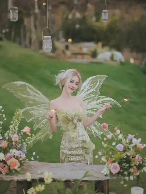 angelababy#|#杨颖#一波绿色小鼻来袭春日的精 ·灵@angelababy