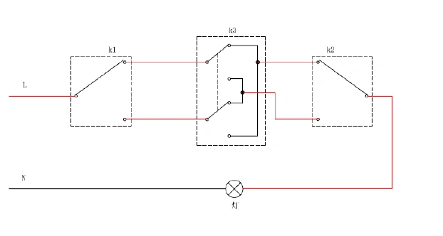 一灯多控接线方法
