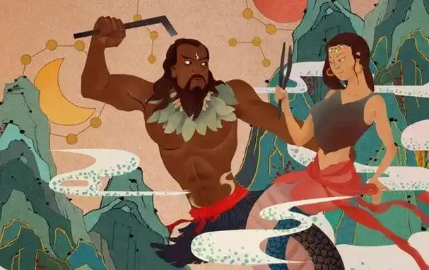 古籍和民间神话中有许多伏羲和女娲的传说,有的传说中伏羲和女娲是两