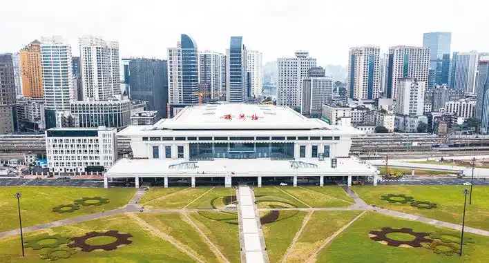 航拍带你一睹株洲火车站新面貌