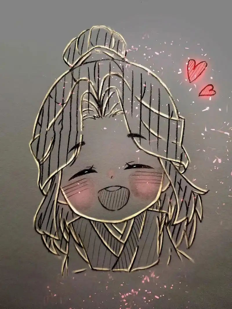 教你画简笔谢怜,一看就会都学起来吧