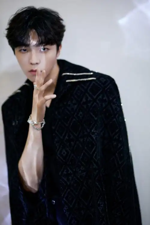 帅气男明星陈立农西装写真图片