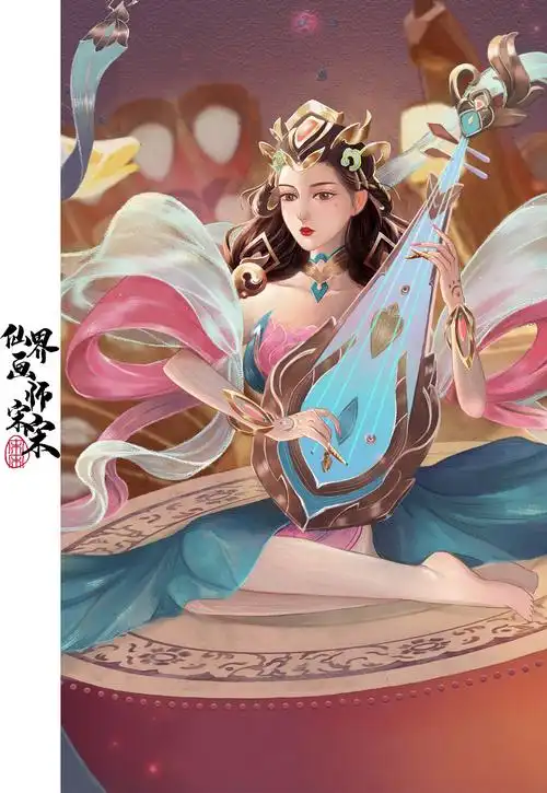 插画丨王者荣耀杨玉环|插画|艺术插画|宋宋雨天不画画 - 原创作品