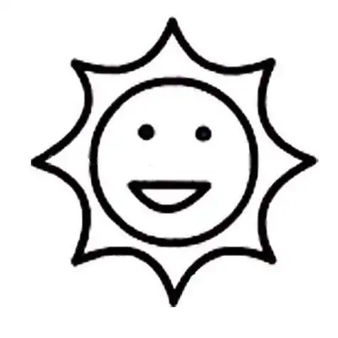 下午太阳的画法简笔画