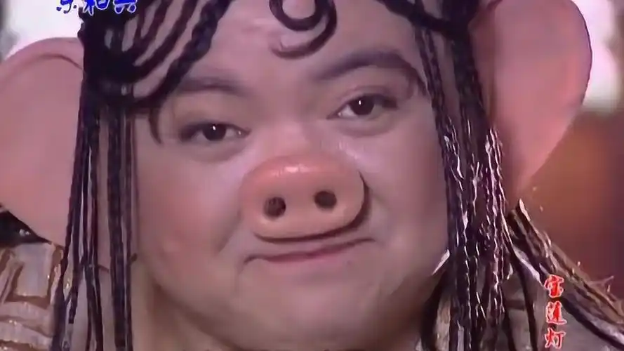 宝莲灯猪八戒色眯眯的样子吓坏沉香他们误把八戒当成妖怪