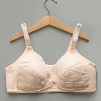 孕妇喂奶文胸哺乳内衣怀孕期产后大码胸罩奶罩纹胸衣女式女士肤色4090