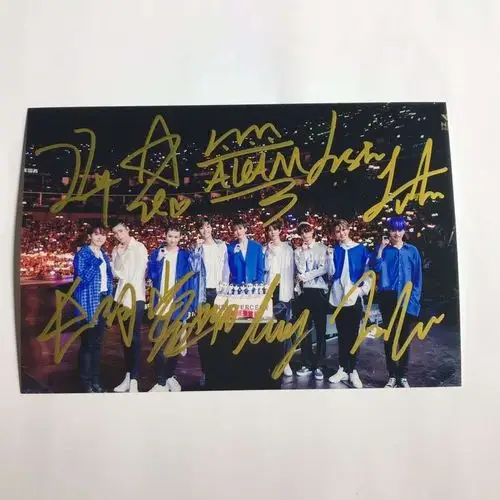 出百分九签名照