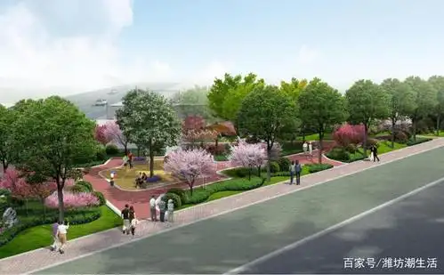 胜利西街与安顺路交叉口东南角口袋公园(效果图)