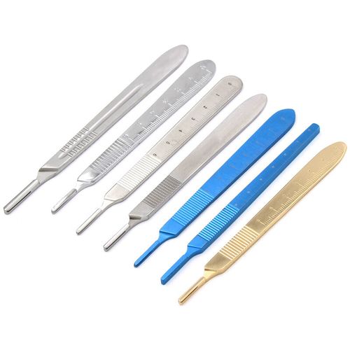 锐辰医疗保健 医用不锈钢手术刀11号 15号带刻度刀柄3号 4号美容整形