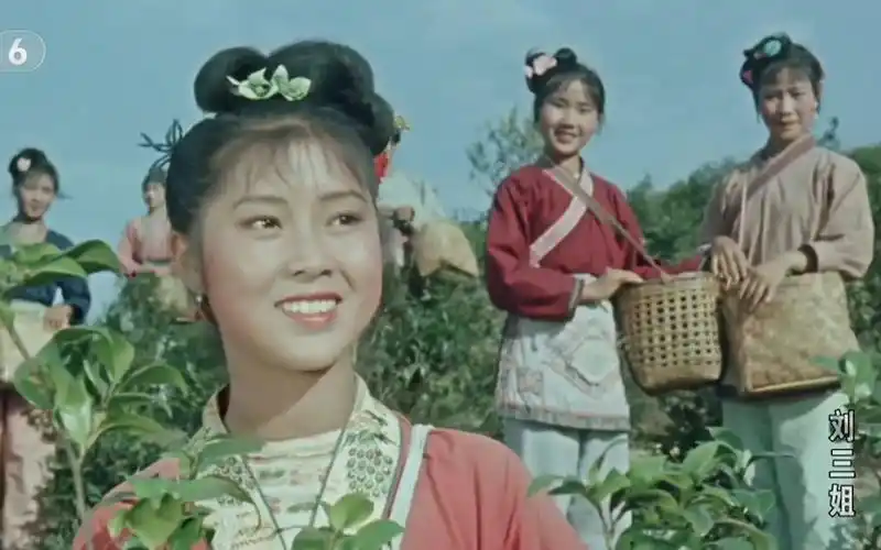 1961音乐电影刘三姐唱段合集⑥刘三姐采茶采到茶花开漫山接岭一片白
