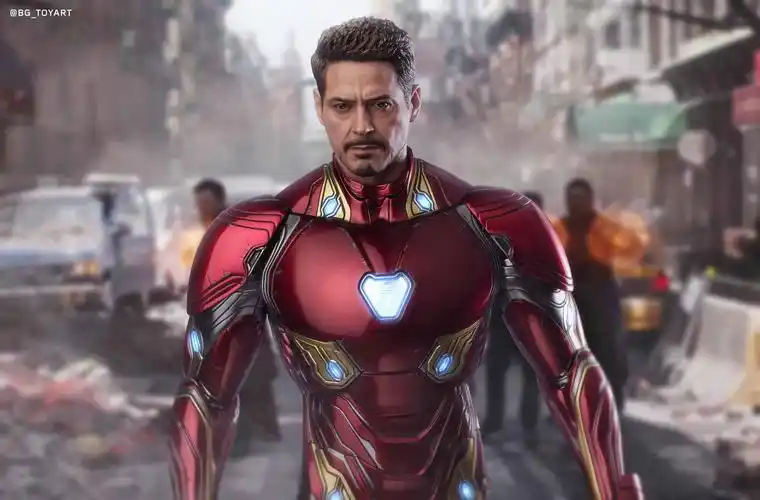 《复仇者联盟3: 无限战争》钢铁侠mark 50 1:6比例珍藏人偶官方实物图