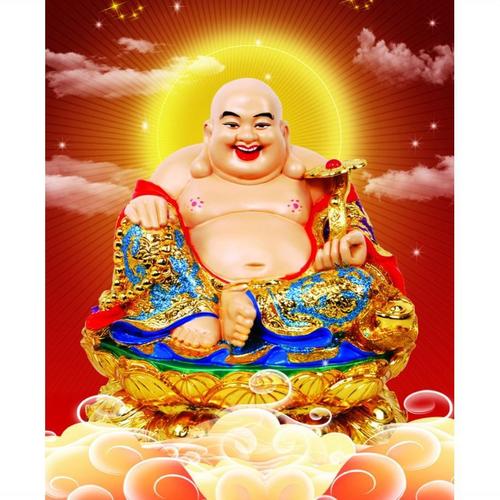 纯手工佛菩萨画像净土弥勒佛菩萨 相纸双面塑封