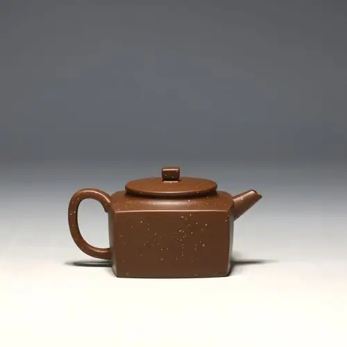 蒋秀娟全手工茶壶150cc方圆壶宜兴紫砂壶